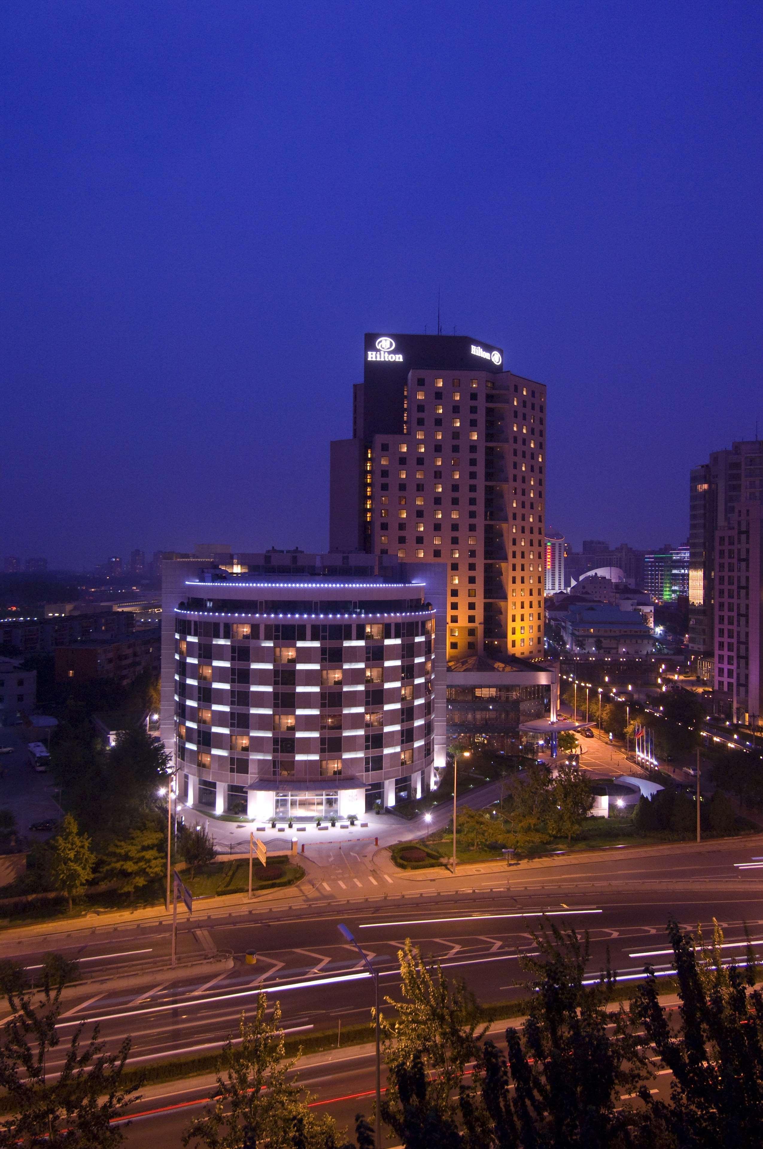 Hilton Beijing Hotell Exteriör bild
